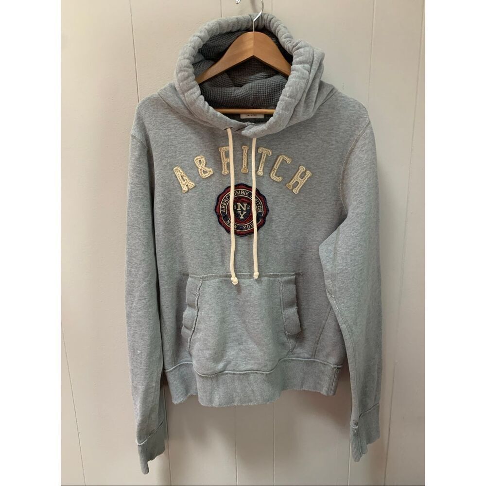 Y2K Vintage Abercrombie & Fitch Hoodie Men's Size XL (MUSCLE FIT)
